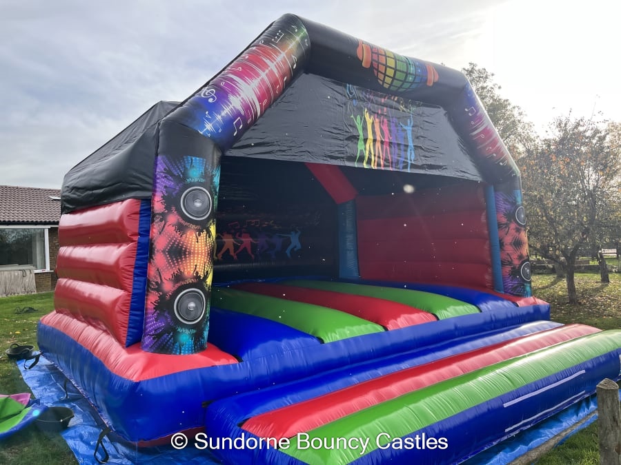 Adult Massive Disco Bouncy Castle (20 x 20ft) Bouncy Castle, Assault